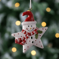 Set Of 6 Novelty Snowman Christmas Tree Decorations Boxed 14 Set Of 6 Novelty Snowman Christmas Tree Decorations Boxed -Halloween Supply Store XS4516 3