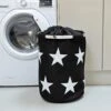 Stars Large Foldable Pop Up Fabric Laundry Hamper Washing Storage Basket 1 Stars Large Foldable Pop Up Fabric Laundry Hamper Washing Storage Basket -Halloween Supply Store XS4625 LS 1 opt
