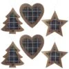 Set Of 6 Tartan Wooden Hanging Christmas Tree Decorations -Halloween Supply Store XS5264 1600 1 91339.1508510439.1100.1100