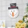 Snowman Head Christmas Wooden Countdown Advent Calendar 23cm -Halloween Supply Store XS5267 LS 1 opt