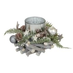 Round Wooden Tealight Candle Holder Christmas Decoration -Halloween Supply Store XS5766 1600 1 32531.1536854248.1100.1100