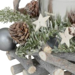 Round Wooden Tealight Candle Holder Christmas Decoration -Halloween Supply Store XS5766 1600 2 40839.1537961686.1100.1100