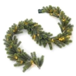 6ft Pre-Lit Green Christmas Garland Indoor/Outdoor With Timer 7 6ft Pre-Lit Green Christmas Garland Indoor/Outdoor With Timer -Halloween Supply Store XS5786 1600 1 93788.1541426792.1100.1100