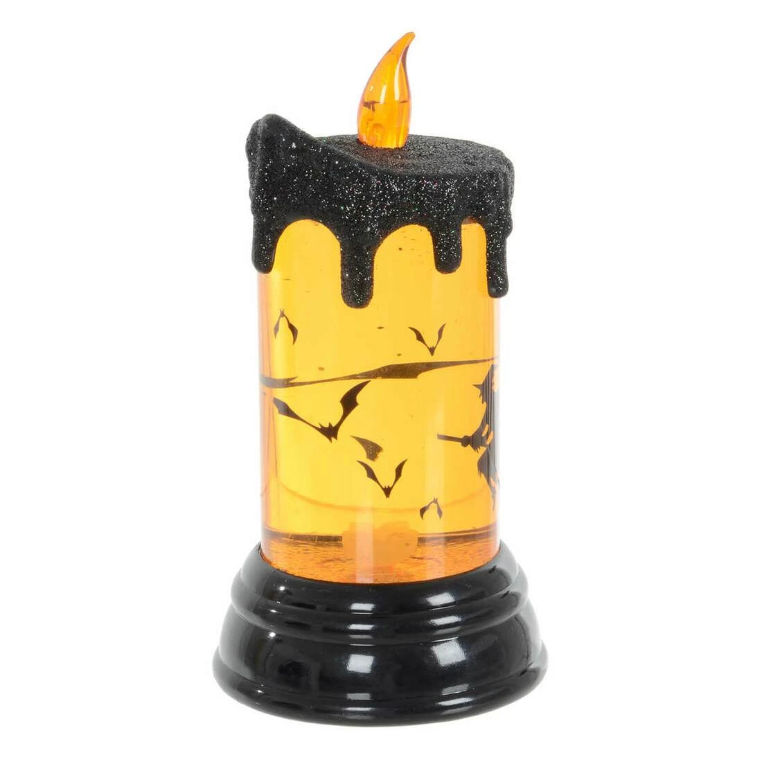 Light Up Glitter Water Halloween Decoration - Witch Candle 5 Light Up Glitter Water Halloween Decoration - Witch Candle - Image 3