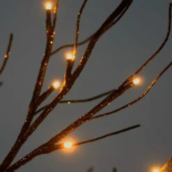 Black Glitter Mini Halloween Twig Tree LED Lights 60cm 22 Black Glitter Mini Halloween Twig Tree LED Lights 60cm -Halloween Supply Store XS5827 1600 2 55425.1537973141.1100.1100