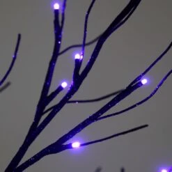 Black Glitter Mini Halloween Twig Tree LED Lights 60cm 24 Black Glitter Mini Halloween Twig Tree LED Lights 60cm -Halloween Supply Store XS5828 1600 2 93594.1537973142.1100.1100