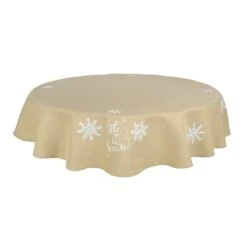 Let It Snow Fabric Tablecloths / Napkins Xmas Decoration -Halloween Supply Store XS5869 1 copy 10112.1542112268.1100.1100