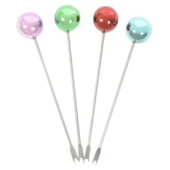 Set Of 4 Stainless Steel Picks Party Food Cocktail Olives -Halloween Supply Store XS5985 1600 2 opt 53345.1586165989.1100.1100