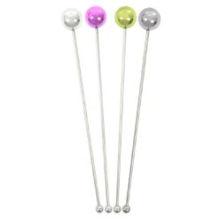 Set Of 4 Swizzle Sticks Cocktail Stirrers Stainless Steel -Halloween Supply Store XS5987 1600 1600 2 opt 91528.1586163207.1100.1100