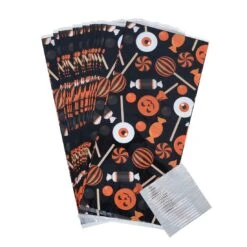 5 X 20pk Halloween Trick Or Treat Cellophane Bags With Ties -Halloween Supply Store XS6353 1600 2 75889.1592479103.1100.1100