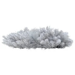 50cm Sparkling Silver Glitter Wreath Christmas Decoration -Halloween Supply Store XS6432 1600 3 24747.1569486461.1100.1100