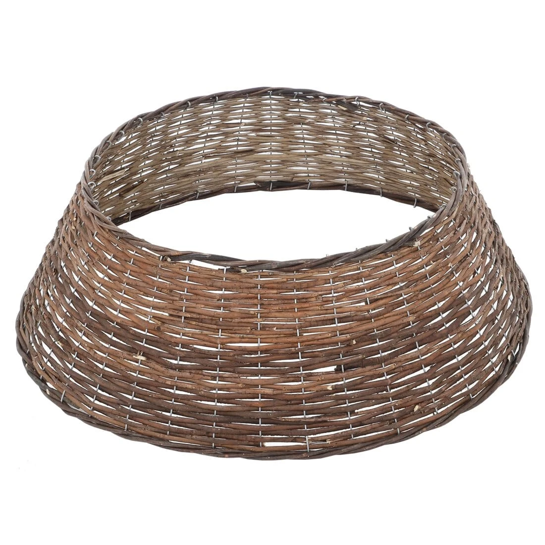 67cm Traditional Woven Willow Christmas Tree Skirt Base 5 67cm Traditional Woven Willow Christmas Tree Skirt Base - Image 3