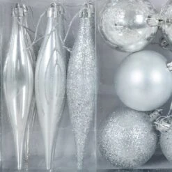 45pc Metallic Christmas Tree Decoration Set Mixed Baubles 14 45pc Metallic Christmas Tree Decoration Set Mixed Baubles -Halloween Supply Store XS6479 1600 4 36679.1569324550.1100.1100