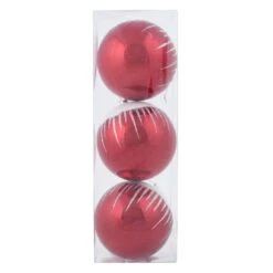 3pk Shiny Christmas Tree Baubles With Glitter Snowscape -Halloween Supply Store XS6491 1600 3 03097.1569832834.1100.1100