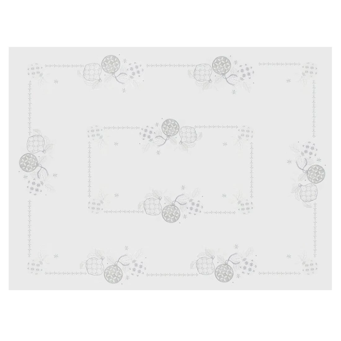 Christmas Baubles Tablecloths Napkins Fabric White Red 9 Christmas Baubles Tablecloths Napkins Fabric White Red - Image 7