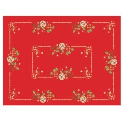 Christmas Baubles Tablecloths Napkins Fabric White Red 17 Christmas Baubles Tablecloths Napkins Fabric White Red -Halloween Supply Store XS6560 top 1600 60774.1571051634.1100.1100
