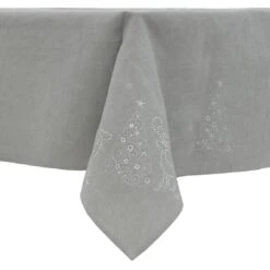 Christmas Reindeer Tablecloths Napkins Diamante Grey Red -Halloween Supply Store XS6572 corner 1600 78997.1570025868.1100.1100