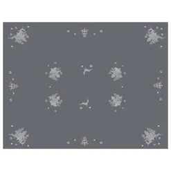 Christmas Tree Tablecloths Napkins Grey Fabric Embroidered 9 Christmas Tree Tablecloths Napkins Grey Fabric Embroidered -Halloween Supply Store XS6592 top 1600 39238.1571050559.1100.1100