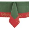 Christmas Holly Tablecloths Napkins Green Red Fabric Cover -Halloween Supply Store XS6596 corner 1600 35304.1570026238.1100.1100