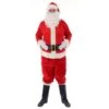 Deluxe 8 Piece Santa Suit Christmas Costume Festive Party -Halloween Supply Store XS7097 opt