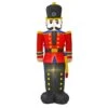 4ft Inflatable Nutcracker Figure Christmas Decoration With LED 2 4ft Inflatable Nutcracker Figure Christmas Decoration With LED -Halloween Supply Store XS7211 1