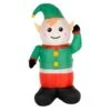 4ft Light Up Inflatable Elf Christmas Party Decoration 2 4ft Light Up Inflatable Elf Christmas Party Decoration -Halloween Supply Store XS7214 1 opt