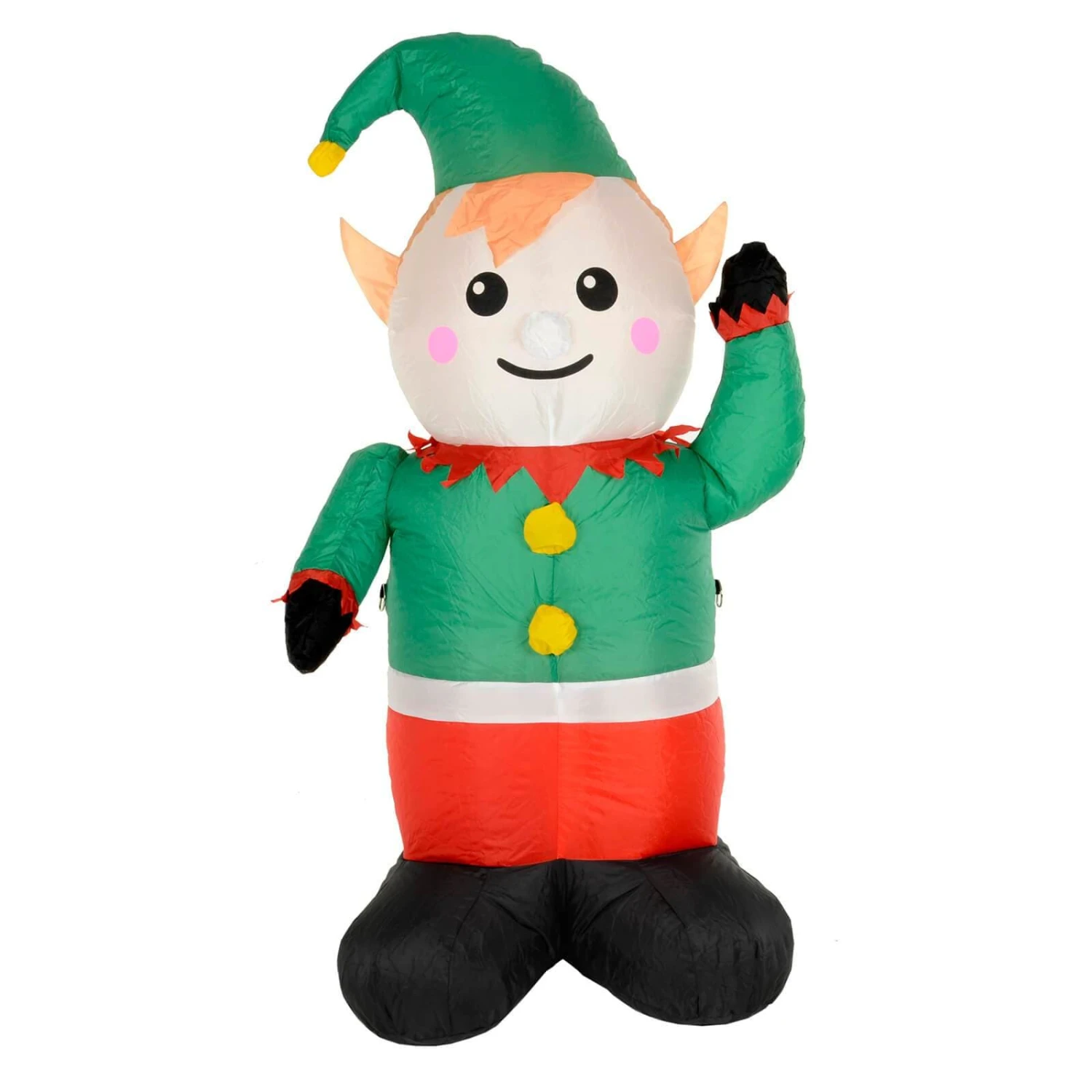 4ft Light Up Inflatable Elf Christmas Party Decoration 3 4ft Light Up Inflatable Elf Christmas Party Decoration