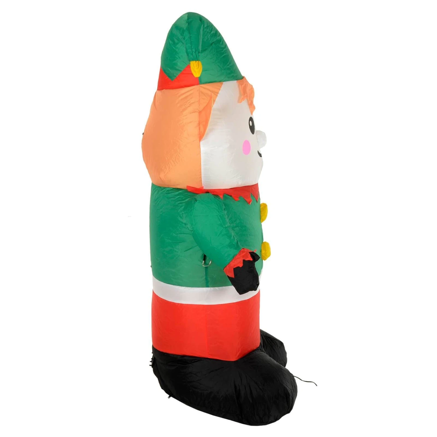 4ft Light Up Inflatable Elf Christmas Party Decoration 4 4ft Light Up Inflatable Elf Christmas Party Decoration - Image 2