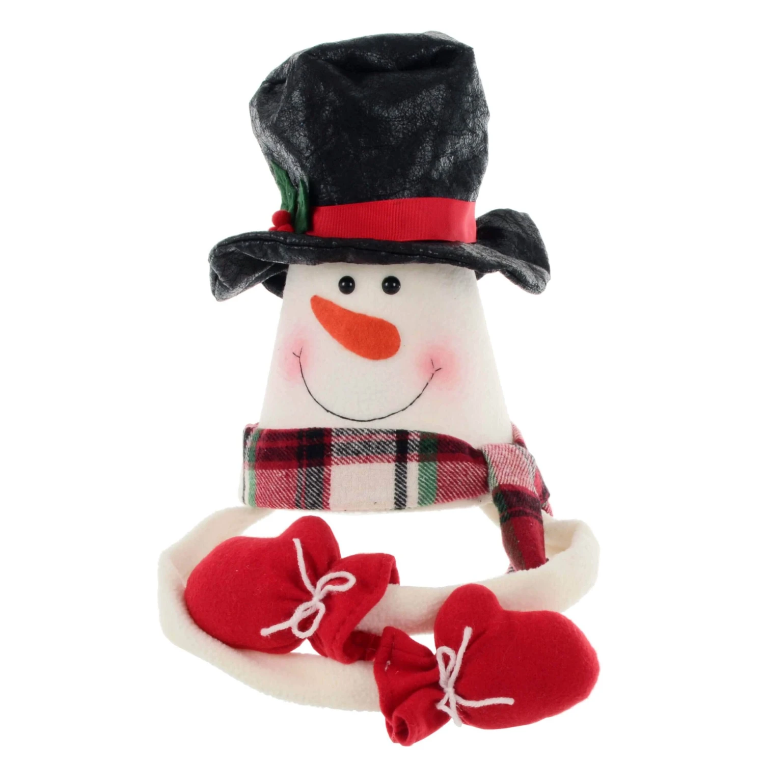 Novelty Christmas Tree Hugger Topper Bendy Arms Elf Santa Snowman 8 Novelty Christmas Tree Hugger Topper Bendy Arms Elf Santa Snowman - Image 6