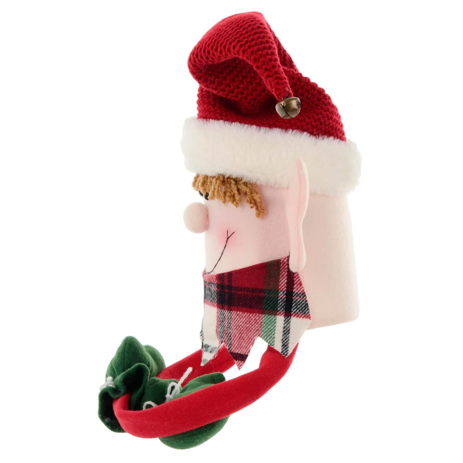 Novelty Christmas Tree Hugger Topper Bendy Arms Elf Santa Snowman 11 Novelty Christmas Tree Hugger Topper Bendy Arms Elf Santa Snowman - Image 9