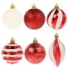 25pc Mixed Christmas Tree Baubles Set Decorations 6cm -Halloween Supply Store XS7257 2 opt