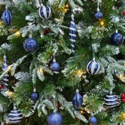 72pc Christmas Tree Baubles Set Mixed Design Decorations 9 72pc Christmas Tree Baubles Set Mixed Design Decorations -Halloween Supply Store XS7260 2 opt