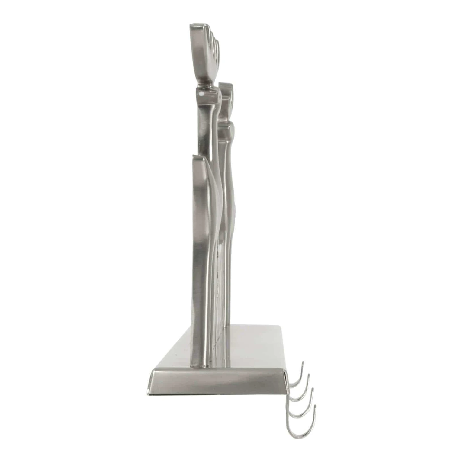 Silver Merry Christmas Stocking Hanger 4 Hooks Reindeer Decoration 6 Silver Merry Christmas Stocking Hanger 4 Hooks Reindeer Decoration - Image 4