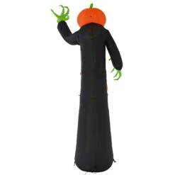 12ft LED Inflatable Pumpkin Monster Green Halloween Decoration -Halloween Supply Store XS7374 3 opt