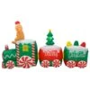 10ft Inflatable Gingerbread Man Train LED Christmas Decoration -Halloween Supply Store XS7389 1 opt