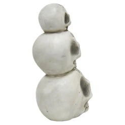 Light Up Skull Stack Colour Change LED Halloween Decoration 30cm 10 Light Up Skull Stack Colour Change LED Halloween Decoration 30cm -Halloween Supply Store XS7409 3 opt