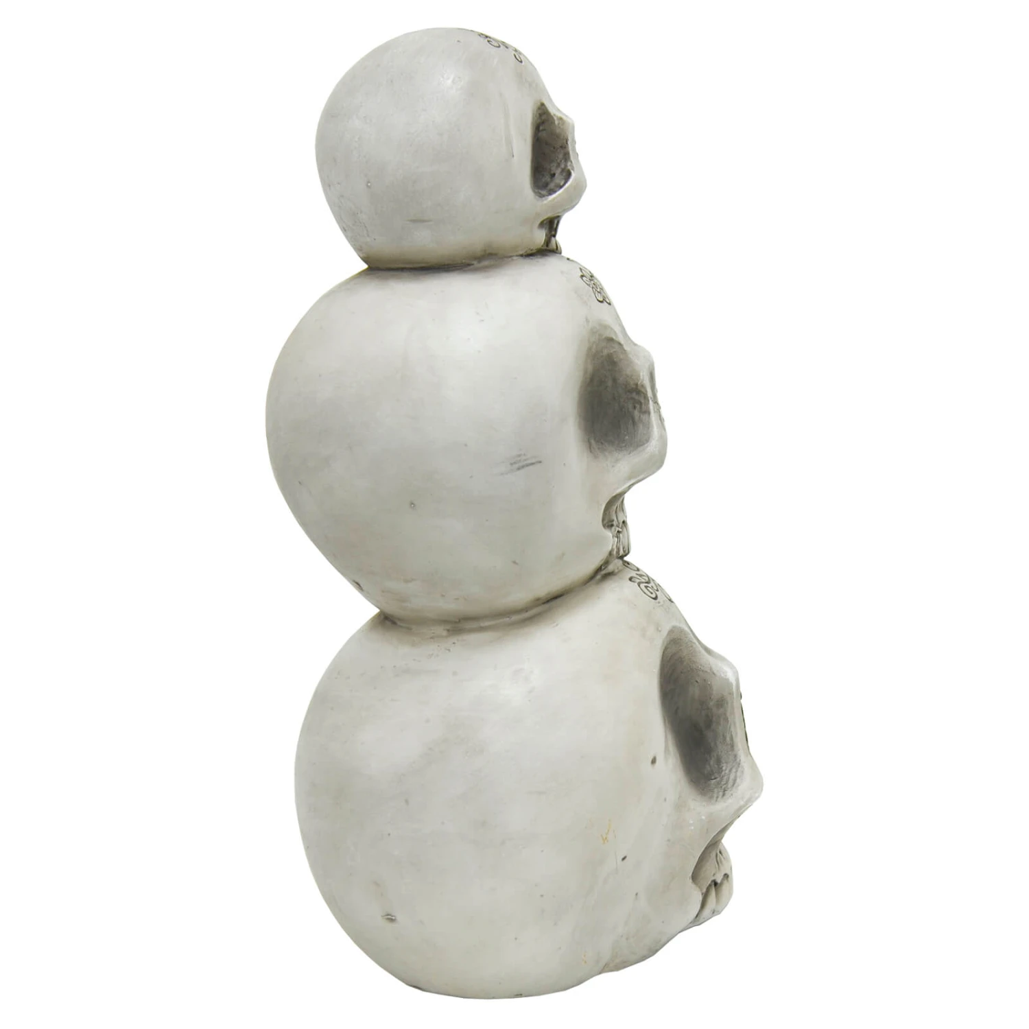 Light Up Skull Stack Colour Change LED Halloween Decoration 30cm 6 Light Up Skull Stack Colour Change LED Halloween Decoration 30cm - Image 4