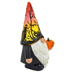 Light Up Halloween Gnome With Pumpkin Figure Decoration 20cm 9 Light Up Halloween Gnome With Pumpkin Figure Decoration 20cm -Halloween Supply Store XS7411 2 opt