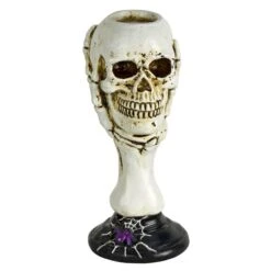 Skull Candle Holder Skeleton Hand Halloween Decoration 22cm -Halloween Supply Store XS7412 1 opt