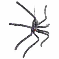 5ft LED Giant Spider Outdoor Halloween Prop Purple Red Lights -Halloween Supply Store XS7417 2 opt