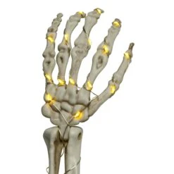 Set Of 2 LED Skeleton Arm Garden Stakes Halloween Decoration 46cm -Halloween Supply Store XS7418 2 opt
