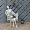 Life Size Poseable Skeleton Halloween Decoration Party Prop 152cm -Halloween Supply Store XS7424 LS 2 opt