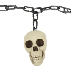 2m Halloween Garland 6 Skulls On Chain Party Decoration 7 2m Halloween Garland 6 Skulls On Chain Party Decoration -Halloween Supply Store XS7427 2 opt