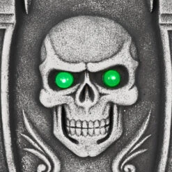 Light Up Skull Tombstone Halloween Decoration Party Prop 90cm -Halloween Supply Store XS7430 2 opt
