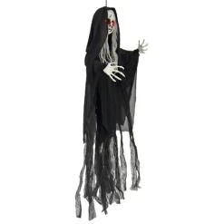 Hanging Scary Girl Light Up Eyes Sounds Halloween Decoration 1m -Halloween Supply Store XS7438 3 opt