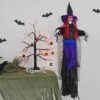 4ft Hanging Witch Light Up Eyes Sounds Halloween Decoration -Halloween Supply Store XS7458 LS 1 opt