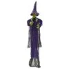 6ft Hanging Witch Green Skin Light Up Eyes Sounds Decoration -Halloween Supply Store XS7462 1 opt