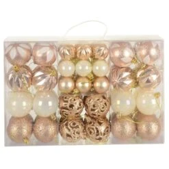 67pc Christmas Tree Baubles Set Mixed Size Design Decorations -Halloween Supply Store XS7480 1 opt