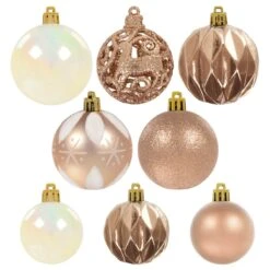 67pc Christmas Tree Baubles Set Mixed Size Design Decorations -Halloween Supply Store XS7480 1a opt