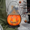Pumpkin House Lantern Candle Holder Halloween Decoration 38cm -Halloween Supply Store XS7493 LS 1 opt